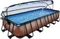 Exit Toys Wood Frame Pool mit Sandfilterpumpe und Abdeckung rechteckig 540x250x100cm Vorschaubild