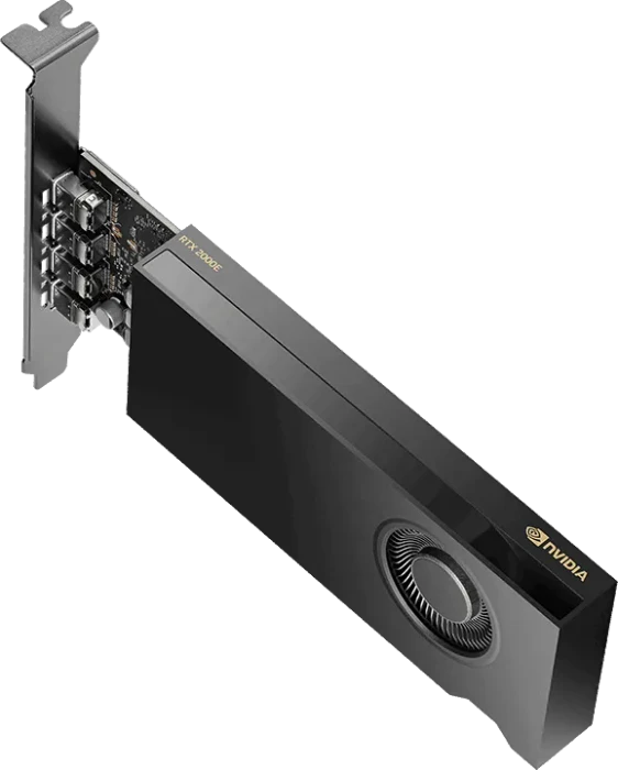 PNY RTX 2000E Ada Generation (Power Limited), 16GB GDDR6, 4x mDP