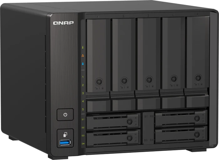 QNAP QuTS hero TS-h973AX-8G 100TB, 8GB RAM, 1x RJ-45 10GBase-T, 2x RJ-45 2.5GBase-T