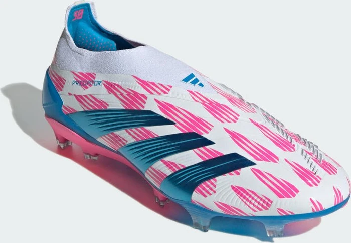 adidas Predator Elite Laceless FG cloud white/solar blue/solar pink