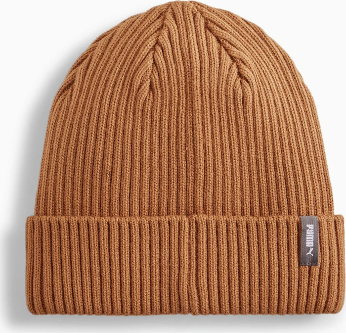 Puma Klassischer mit Umschlag Beanie caramel latte