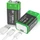 Quzmo Rechargeable 9V-Block USB-C, 2er-Pack