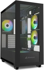 Sharkoon Rebel C60 RGB Black, Glasfenster