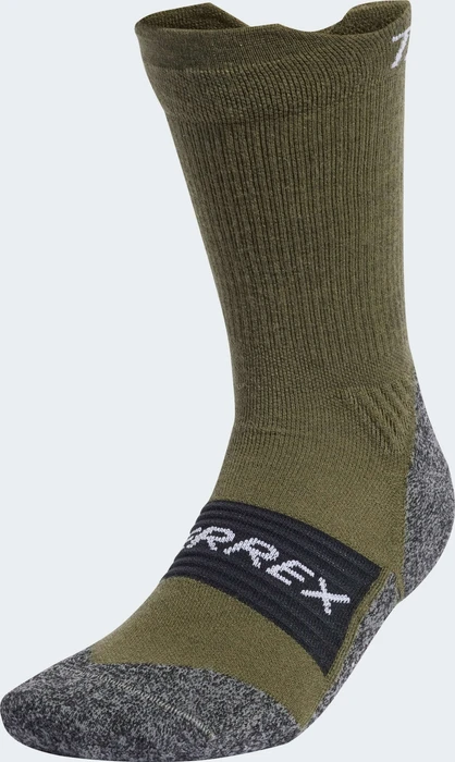 adidas Terrex Cold.RDY Wool Crew Socken olive strata/black/white