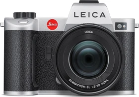 Leica SL2 Typ 2998 silber mit Objektiv Summicron-SL 50mm 2.0 ASPH