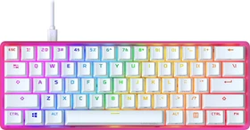 HP HyperX Alloy Origins 60 pink, LEDs RGB, HyperX RED, USB, US (572Y6AA#ABA)