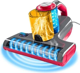 CLEANmaxx Rotation Power Milbensauger grau/rot
