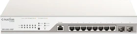 D-Link Nuclias DBS-2000 Desktop Gigabit Managed Switch, 8x RJ-45, 2x RJ-45/SFP, 130W PoE+ (DBS-2000-10MP)