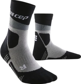 CEP Max Cushion Mid Wandersocken grau/schwarz (Damen)