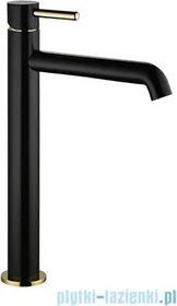 Omnires Y Waschbeckenarmatur hoch schwarz/gold
