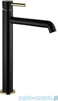 Omnires Y Waschbeckenarmatur hoch schwarz/gold