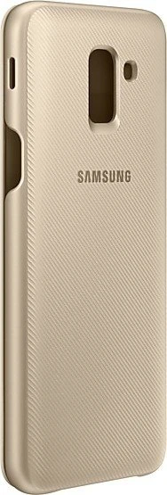 Samsung Wallet Cover für Galaxy J6 (2018) gold