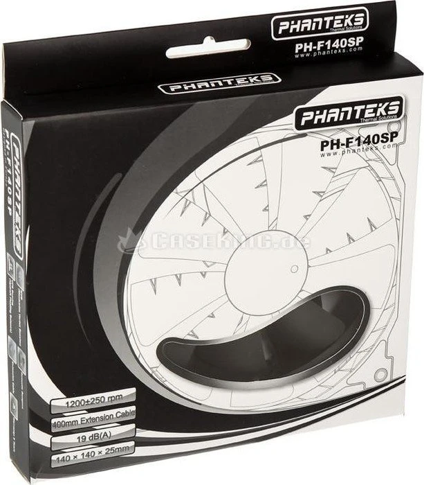 Phanteks PH-F140SP schwarz, 140mm