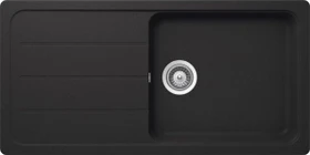 Schock Formhaus D-100L Unterbau Becken reversibel onyx