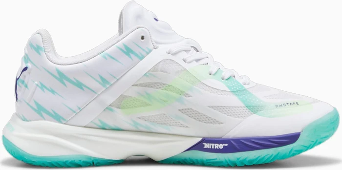 Puma Accelerate NitroSqd W+ puma white/electric peppermint/fizzy apple (Damen)