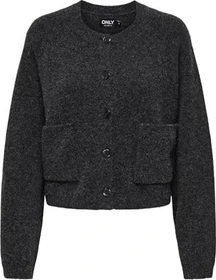 ONLY Piemonte Strickjacke dark grey melange (Damen)
