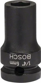 Bosch Professional Impact Control Außensechskant Steckschlüssel 1/4", 6x25mm, 1 Stück