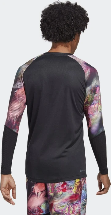 adidas Melbourne Tennis Heat.RDY Funktionsshirt langarm multicolor/black (Herren)