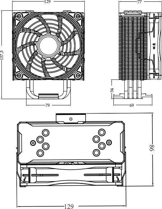 DeepCool Gammaxx GTE V2 White