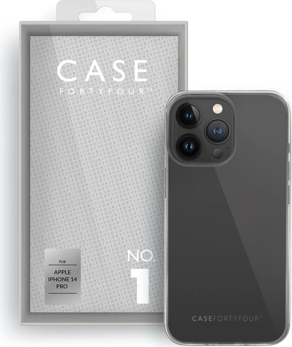 Case FortyFour No. 1 für Apple iPhone 14 Pro transparent