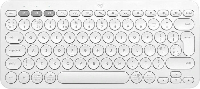 Logitech K380 Multi-Device Keyboard, Off-White, Bluetooth, CH