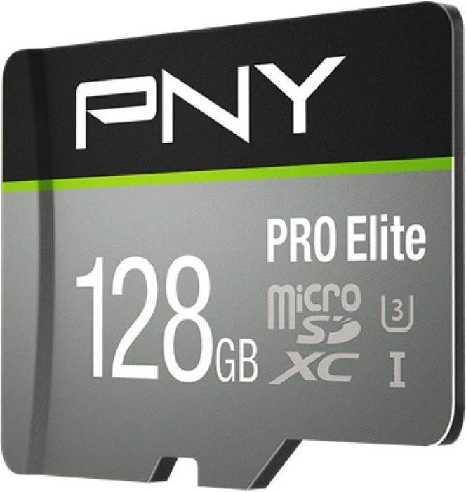 PNY Pro Elite R100/W90 128GB Kit, UHS-I U3, A1, Class 10