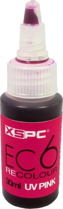 XSPC EC6 Coolant UV Pink, Wasserzusatz, UV-aktiv, 30ml (5060175589460)