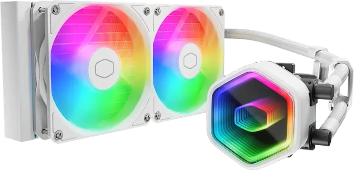 Cooler Master MasterLiquid 240 Core II White, weiß