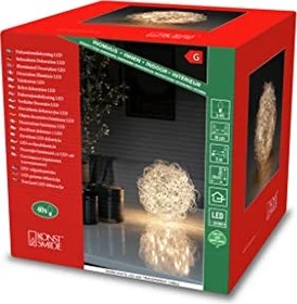 Konstsmide Lichterball Drahtkugel LED 40x warmweiß