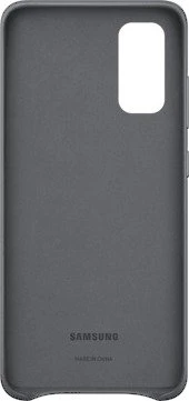 Samsung Leather Cover für Galaxy S20 grau