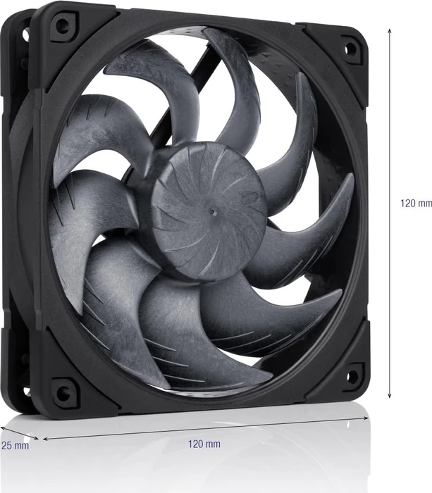 Noctua NF-A12x25 G2 PWM SX2-PP chromax.black, 120mm, 2er-Pack