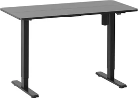 Equip ERGO elektrisch höhenverstellbarer Sitz-Steh-Schreibtisch 120x60cm schwarz/schwarz