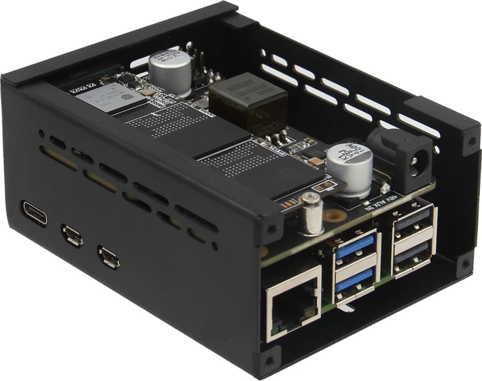 Geekworm X1012 PCIe auf M.2 Key-M NVMe+PoE Adapter-Board, M.2 M-Key 2230/2242/2260/2280 NVMe Slot für Raspberry Pi 5