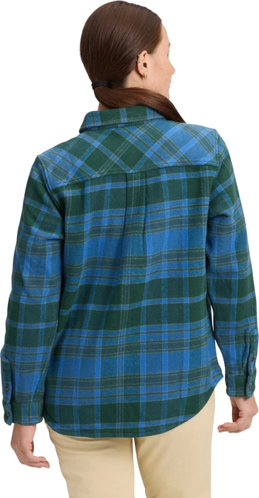 Black Diamond Project Heavy Flannel Hemd langarm deeps woods/midnight blue (Damen)