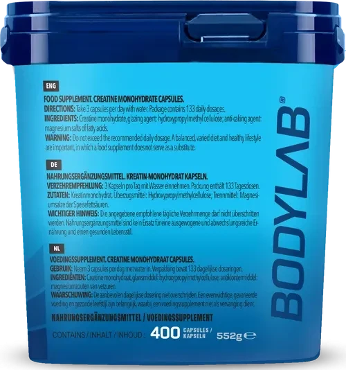 BodyLab24 Creatine Monohydrat, 400 Stück