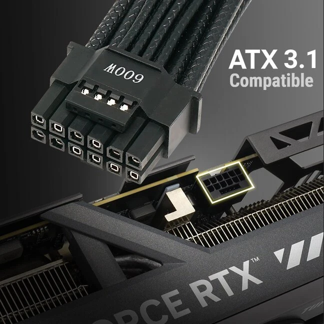 ASUS TUF Gaming Gold EVO, TUF-GAMING-1200G-EVO, 1200W, ATX 3.1
