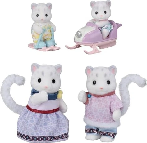Epoch Sylvanian Families - Familien - Schneeleoparden Familie