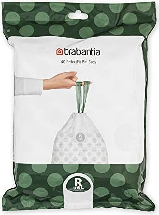 Brabantia PerfectFit Müllbeutel Typ R 36l, 40 Stück