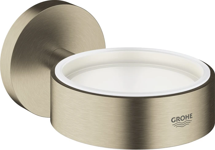 Grohe Essentials Halter für Zahnputzbecher nickel gebürstet