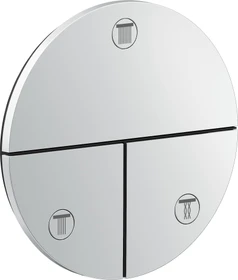 Hansgrohe Axor ShowerSelect ID rund Kontrollfeld Ventil für 3 Verbraucher chrom