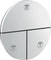 Hansgrohe Axor ShowerSelect ID rund Kontrollfeld Ventil für 3 Verbraucher chrom Vorschaubild