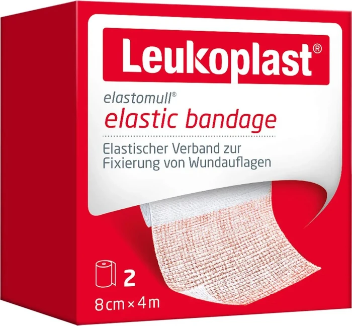 BSN medical Leukoplast Elastomull, 8cm x 4m, 2 Stück