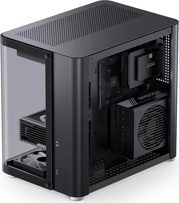 Jonsbo TK-2 2.0 Black, Glasfenster