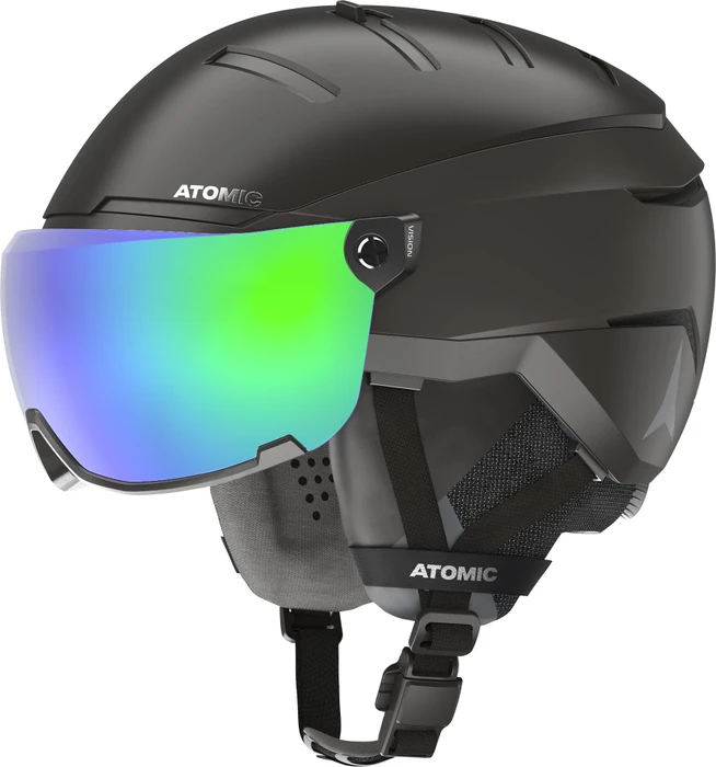 Atomic Savor GT AMID Visor HD Helm schwarz (Modell 2023/2024)