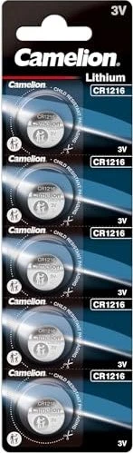 Camelion CR1216, 5er-Pack