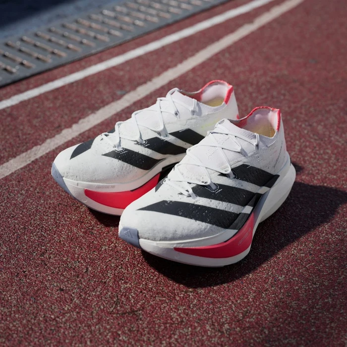 adidas Adizero Prime X3 Strung cloud white/core black/lucid red