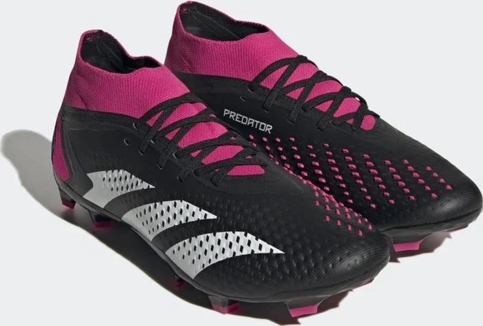 adidas Predator Accuracy.2 FG core black/cloud white/team shock pink 2 (Herren)