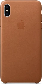 Apple Leder Case für iPhone XS Max sattelbraun