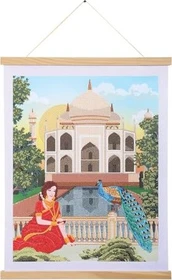Craft Buddy Crystal Art Scroll Kit Taj Mahal