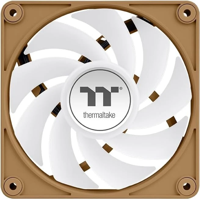 Thermaltake CT140 EX ARGB Sync Reverse Gravel Sand, braun/weiß, 140mm, 3er-Pack